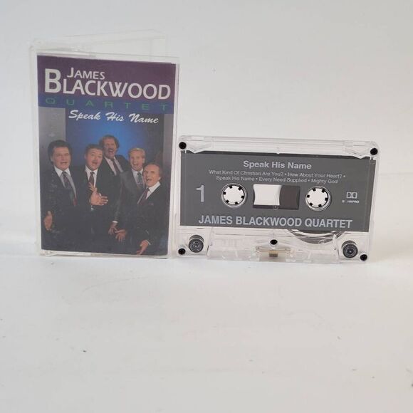 JAMES BLACKWOOD QUARTET - Speak His Name [Cassette Tape] - Picture 1 of 2